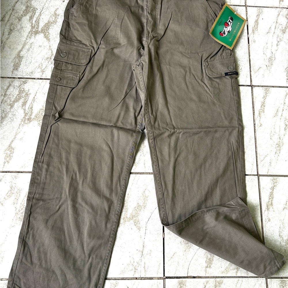 Zenith Men's Khaki Cargo Pants
